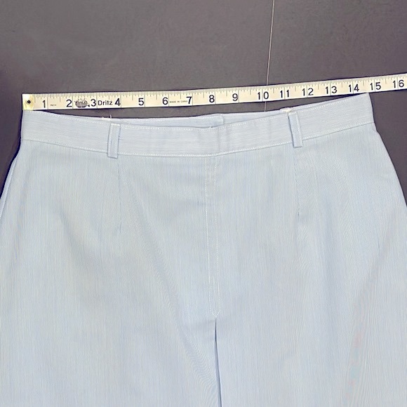 🛑🛑SOLD Vintage 70s Blue Pinstripe Ship n Shore Skirt - Picture 6 of 16